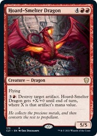 Hoard-Smelter Dragon, Commander 2021