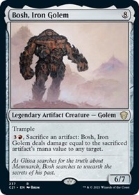 Bosh, Iron Golem, Commander 2021