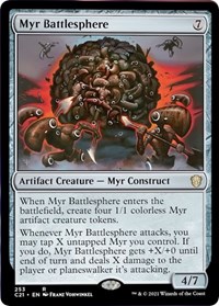 Myr Battlesphere, Commander 2021