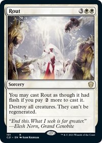 Rout, Commander 2021