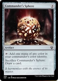 Commander's Sphere, Commander 2021
