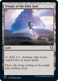 Temple of the False God, Commander 2021