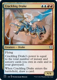 Crackling Drake, Commander 2021