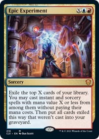 Epic Experiment, Commander 2021