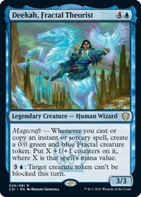 Deekah, Fractal Theorist, Commander 2021