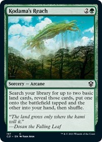 Kodama's Reach, Commander 2021