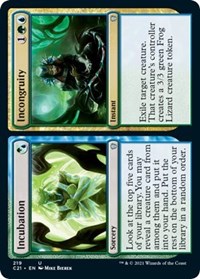 Incubation // Incongruity, Commander 2021