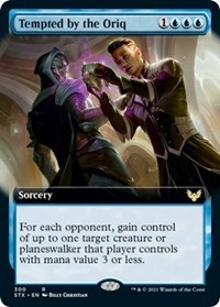 Tempted by the Oriq (Extended Art), Strixhaven: School of Mages