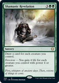 Shamanic Revelation, Commander 2021
