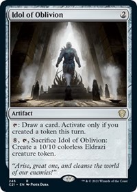 Idol of Oblivion, Commander 2021