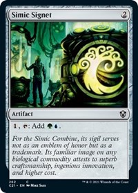 Simic Signet, Commander 2021