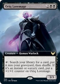 Oriq Loremage (Extended Art), Strixhaven: School of Mages