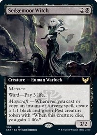 Sedgemoor Witch (Extended Art), Strixhaven: School of Mages