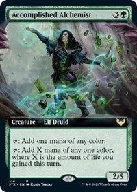 Accomplished Alchemist (Extended Art), Strixhaven: School of Mages
