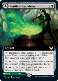 Pestilent Cauldron (Extended Art), Strixhaven: School of Mages