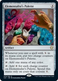 Elementalist's Palette, Commander 2021