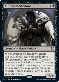 Author of Shadows, Commander 2021