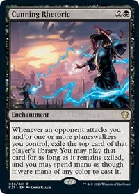 Cunning Rhetoric, Commander 2021