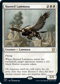 Hunted Lammasu, Commander 2021