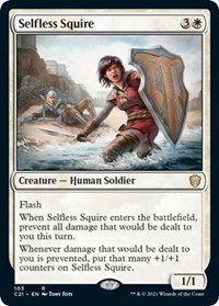 Selfless Squire, Commander 2021