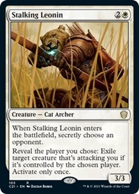 Stalking Leonin, Commander 2021