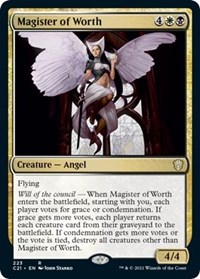 Magister of Worth, Commander 2021