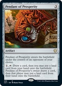 Pendant of Prosperity, Commander 2021