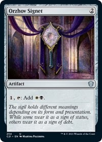 Orzhov Signet, Commander 2021