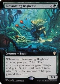 Blossoming Bogbeast (Extended Art), Commander 2021
