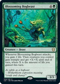 Blossoming Bogbeast, Commander 2021