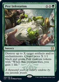 Pest Infestation, Commander 2021