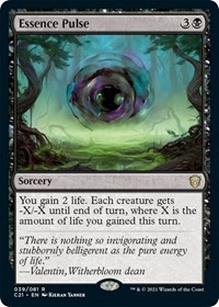 Essence Pulse, Commander 2021