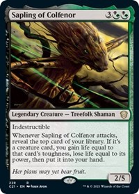 Sapling of Colfenor, Commander 2021