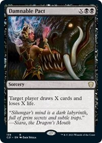 Damnable Pact, Commander 2021