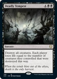 Deadly Tempest, Commander 2021