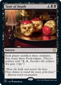 Taste of Death, Commander 2021