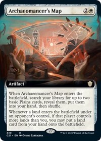 Archaeomancer's Map (Extended Art), Commander 2021