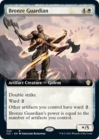 Bronze Guardian (Extended Art), Commander 2021