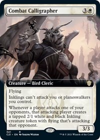 Combat Calligrapher (Extended Art), Commander 2021
