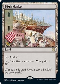 High Market, Commander 2021