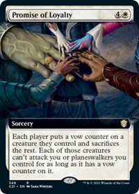 Promise of Loyalty (Extended Art), Commander 2021