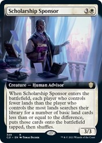 Scholarship Sponsor (Extended Art), Commander 2021