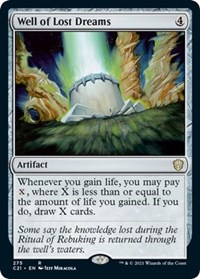Well of Lost Dreams, Commander 2021