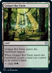 Golgari Rot Farm, Commander 2021