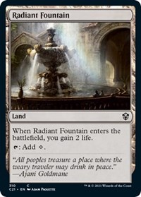 Radiant Fountain, Commander 2021