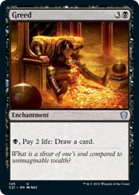 Greed, Commander 2021