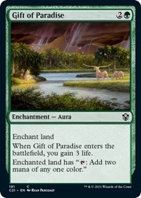 Gift of Paradise, Commander 2021