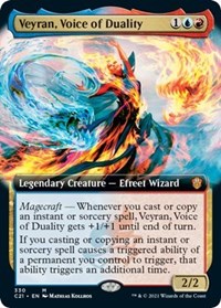 Veyran, Voice of Duality (Extended Art), Commander 2021