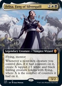 Felisa, Fang of Silverquill (Extended Art), Commander 2021
