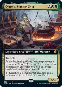 Gyome, Master Chef (Extended Art), Commander 2021